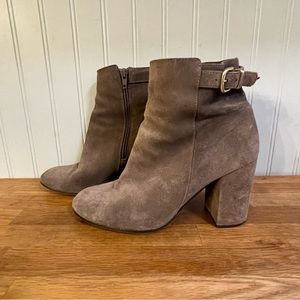 J Crew Suede Barrett Booties (8.5)